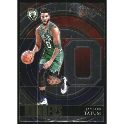 2021-22 Select Numbers #9 Jayson Tatum
