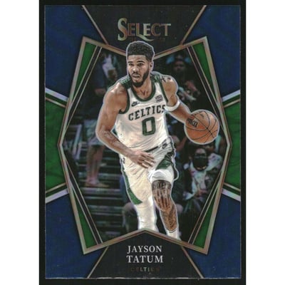 2021-22 Select Prizms Blue #172 Jayson Tatum