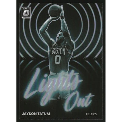 2022-23 Donruss Optic Lights Out Holo #1 Jayson Tatum