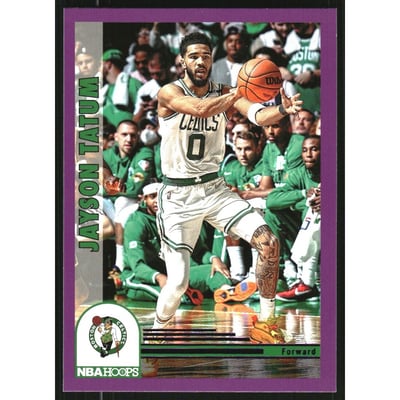 2022-23 Hoops Purple #286 Jayson Tatum