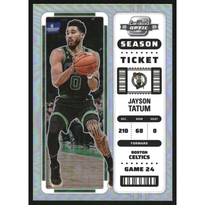 2022-23 Panini Contenders Optic Silver #18 Jayson Tatum