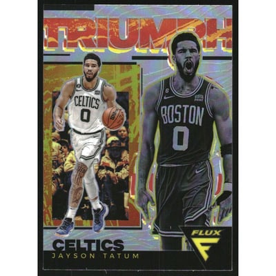2022-23 Panini Flux Triumph Silver #14 Jayson Tatum