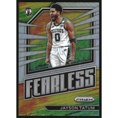 2022-23 Panini Prizm Fearless Prizms Silver #11 Jayson Tatum