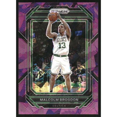 2022-23 Panini Prizm Prizms Purple Ice #6 Malcolm Brogdon