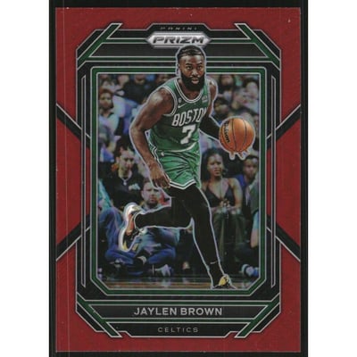 2022-23 Panini Prizm Prizms Red #2 Jaylen Brown