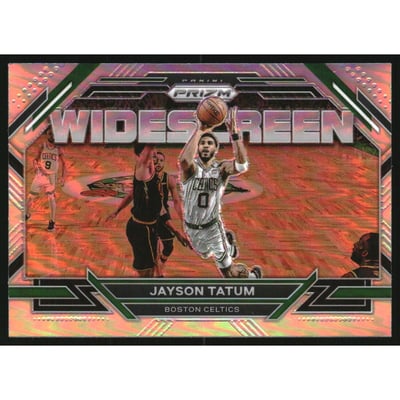 2022-23 Panini Prizm Widescreen Prizms Silver #1 Jayson Tatum