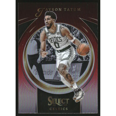 2022-23 Select Certified Prizms Red #5 Jayson Tatum
