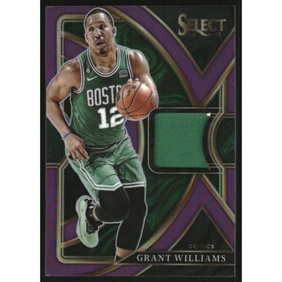 2022-23 Select Selective Swatches Purple Prizms #28 Grant Williams