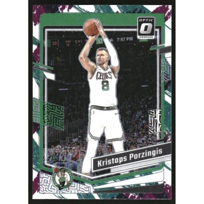 2023-24 Donruss Optic Jazz #120 Kristaps Porzingis