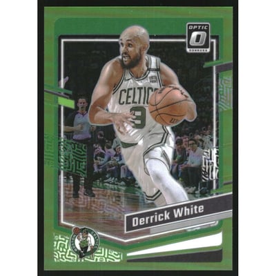 2023-24 Donruss Optic Lime Green #10 Derrick White