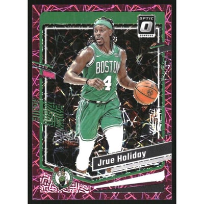 2023-24 Donruss Optic Pink Velocity #117 Jrue Holiday