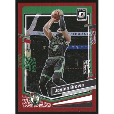 2023-24 Donruss Optic Red #113 Jaylen Brown