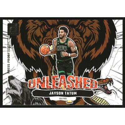 2023-24 Donruss Unleashed Press Proof #5 Jayson Tatum