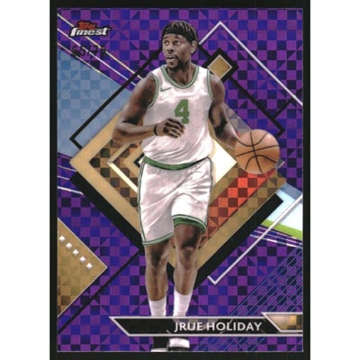 2023-24 Finest Purple Checkerboard Refractors #227 Jrue Holiday R