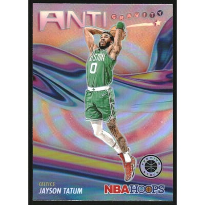 2023-24 Hoops Premium Stock Anti Gravity Silver Prizm #6 Jayson Tatum