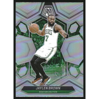 2023-24 Panini Mosaic Silver #182 Jaylen Brown