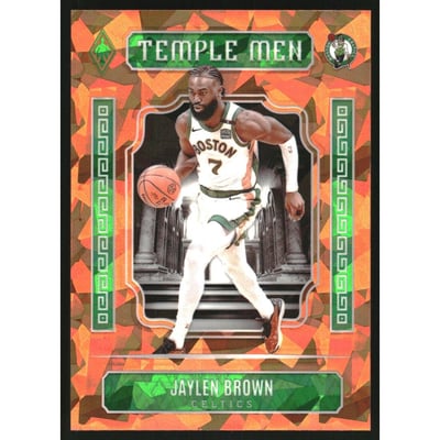 2023-24 Panini Phoenix Temple Men Phoenix Orange Ice #20 Jaylen Brown