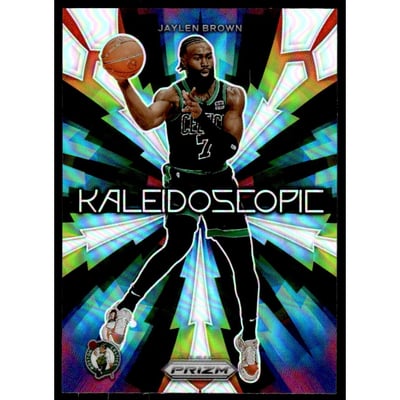 2023-24 Panini Prizm Kaleidoscopic Prizms Silver #26 Jaylen Brown
