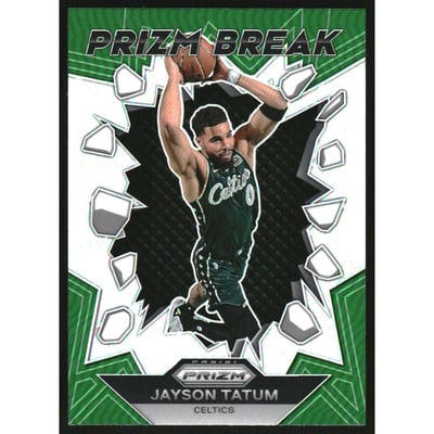 2023-24 Panini Prizm Prizm Break Prizms Silver #15 Jayson Tatum
