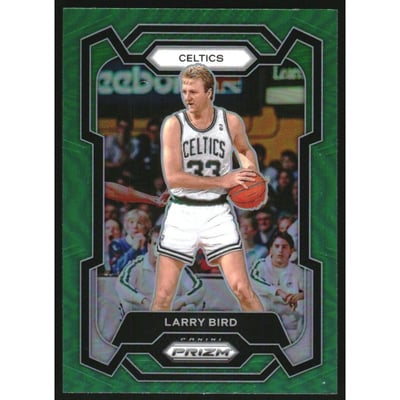 2023-24 Panini Prizm Prizms Green #189 Larry Bird