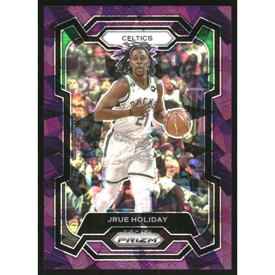 2023-24 Panini Prizm Prizms Purple Ice #107 Jrue Holiday