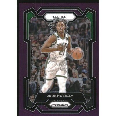 2023-24 Panini Prizm Prizms Purple #107 Jrue Holiday