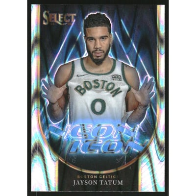 2023-24 Select Neon Icon Tectonic Prizms #15 Jayson Tatum