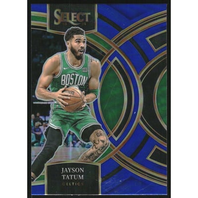 2023-24 Select Prizms Blue #156 Jayson Tatum
