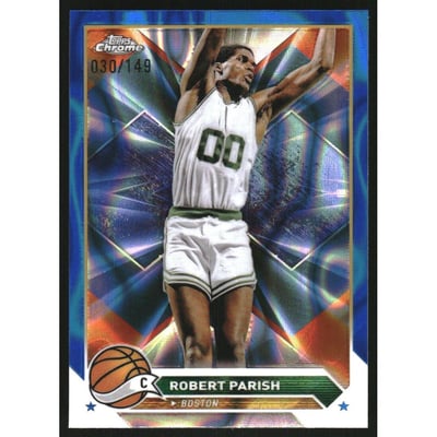 2023-24 Topps Chrome Blue Lava Refractors #161 Robert Parish