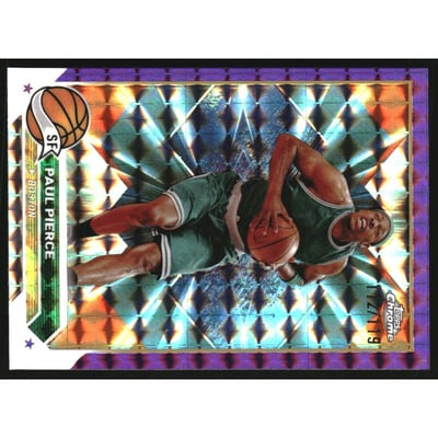 2023-24 Topps Chrome Purple Geometric Refractors #146 Paul Pierce