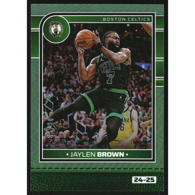 2024-25 Hoops Green #122 Jaylen Brown