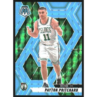 2024-25 Panini Mosaic Mosaic Blue Fluorescent #137 Payton Pritchard