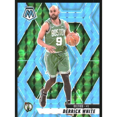 2024-25 Panini Mosaic Mosaic Blue Fluorescent #66 Derrick White