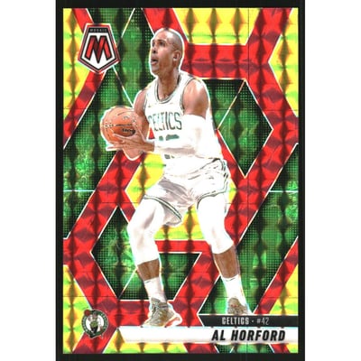 2024-25 Panini Mosaic Mosaic Choice Fusion Red and Yellow #84 Al Horford
