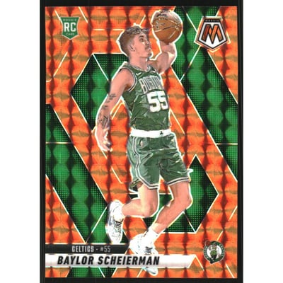 2024-25 Panini Mosaic Mosaic Orange #245 Baylor Scheierman