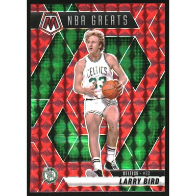 2024-25 Panini Mosaic Mosaic Red #299 Larry Bird/Greats