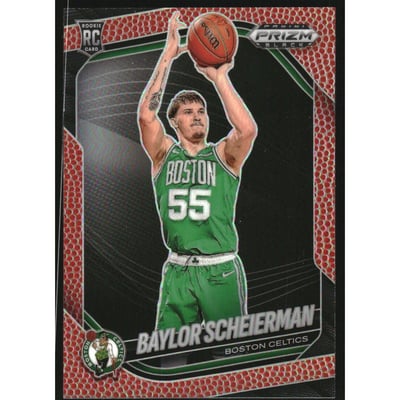 2024-25 Panini Prizm Black Prizms Basketball #82 Baylor Scheierman