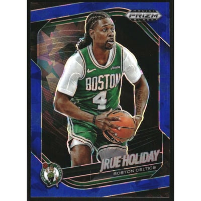 2024-25 Panini Prizm Black Prizms Blue Ice #75 Jrue Holiday