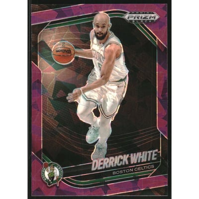 2024-25 Panini Prizm Black Prizms Purple Ice #146 Derrick White