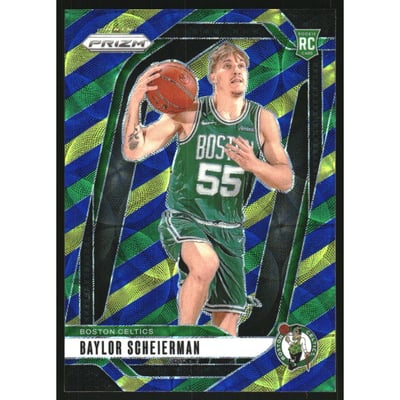 2024-25 Panini Prizm Prizms Choice Blue Yellow and Green #236 Baylor Scheierman