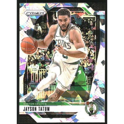 2024-25 Panini Prizm Prizms Ice #103 Jayson Tatum
