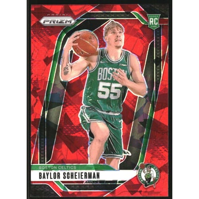 2024-25 Panini Prizm Prizms Red Ice #236 Baylor Scheierman