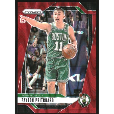 2024-25 Panini Prizm Prizms Red Seismic #46 Payton Pritchard