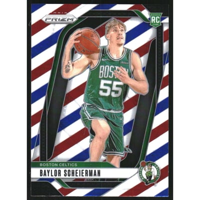 2024-25 Panini Prizm Prizms Red White and Blue #236 Baylor Scheierman