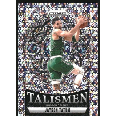 2024-25 Panini Prizm Talismen Prizms Fast Break #9 Jayson Tatum