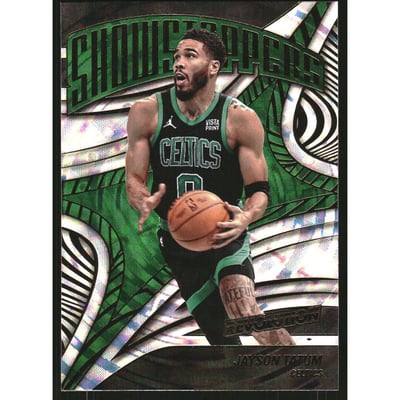2024-25 Panini Revolution Showstoppers Fractal #13 Jayson Tatum