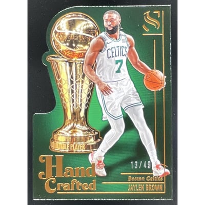 2024-25 Panini Silhouette Hand Crafted Bronze #4 Jaylen Brown /49