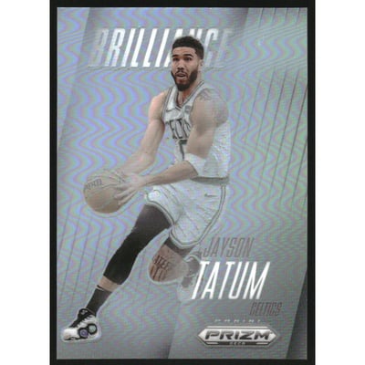 2024-25 Prizm Deca Brilliance Prizms Silver #9 Jayson Tatum