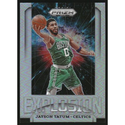 2024-25 Prizm Deca Explosion Prizms Silver #16 Jayson Tatum