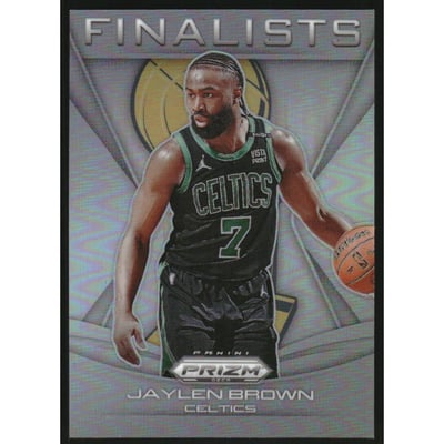 2024-25 Prizm Deca Finalists Prizms Silver #10 Jaylen Brown